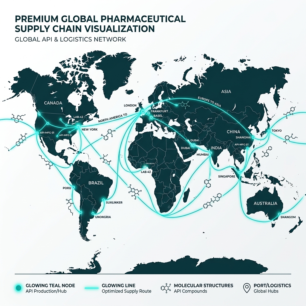 Global pharmaceutical API supply chain